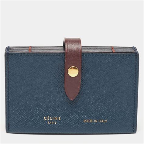 celine accodian card wallet|celine wallet price.